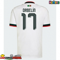 Camisa de Futebol México Orbelin Pineda #17 Equipamento Secundário Mundo 2026 Manga Curta